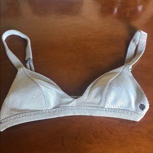 Billabong striped bikini top
